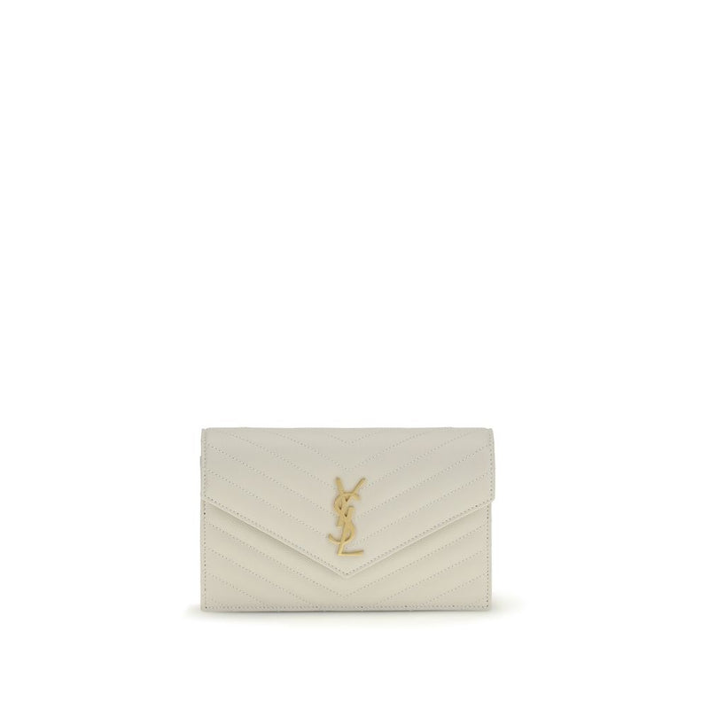 Saint Laurent Beige Calf Leather Bos Taurus Shoulder Bag - ClickThatClicks 