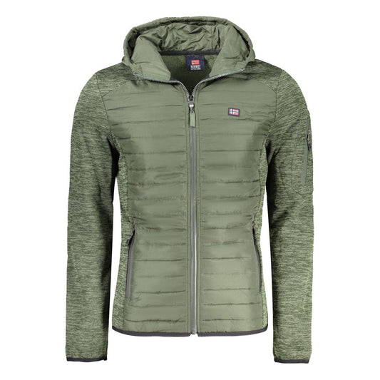 Norway 1963 Verde Polyester Men's Jacket - ClickThatClicks 