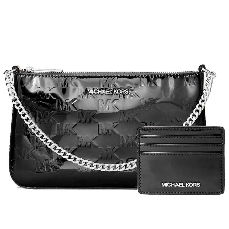 Michael Kors Black Canvas Clutch Bag - ClickThatClicks 