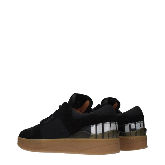 Jimmy Choo Black Fabric Low Top Sneakers - ClickThatClicks 