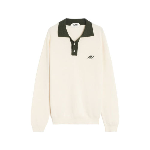 Autry Beige Cotton Polo Shirt - ClickThatClicks 