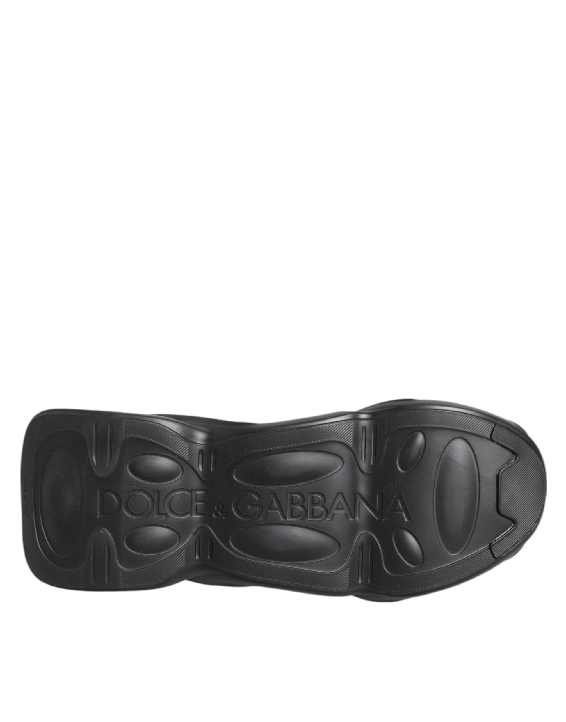 Dolce & Gabbana Black Slip On Wave Low Top Sneakers Shoes - ClickThatClicks 