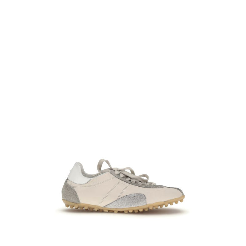 Maison Margiela Beige Goatskin Athletic Sneakers - ClickThatClicks 