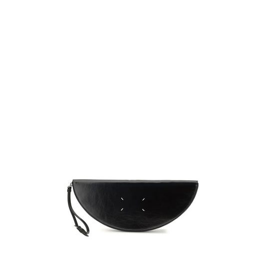 Maison Margiela Black Calf Leather Bos Taurus Clutch Bag - ClickThatClicks 