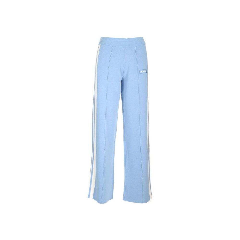 Autry Blue Nylon Athletic Pants - ClickThatClicks 