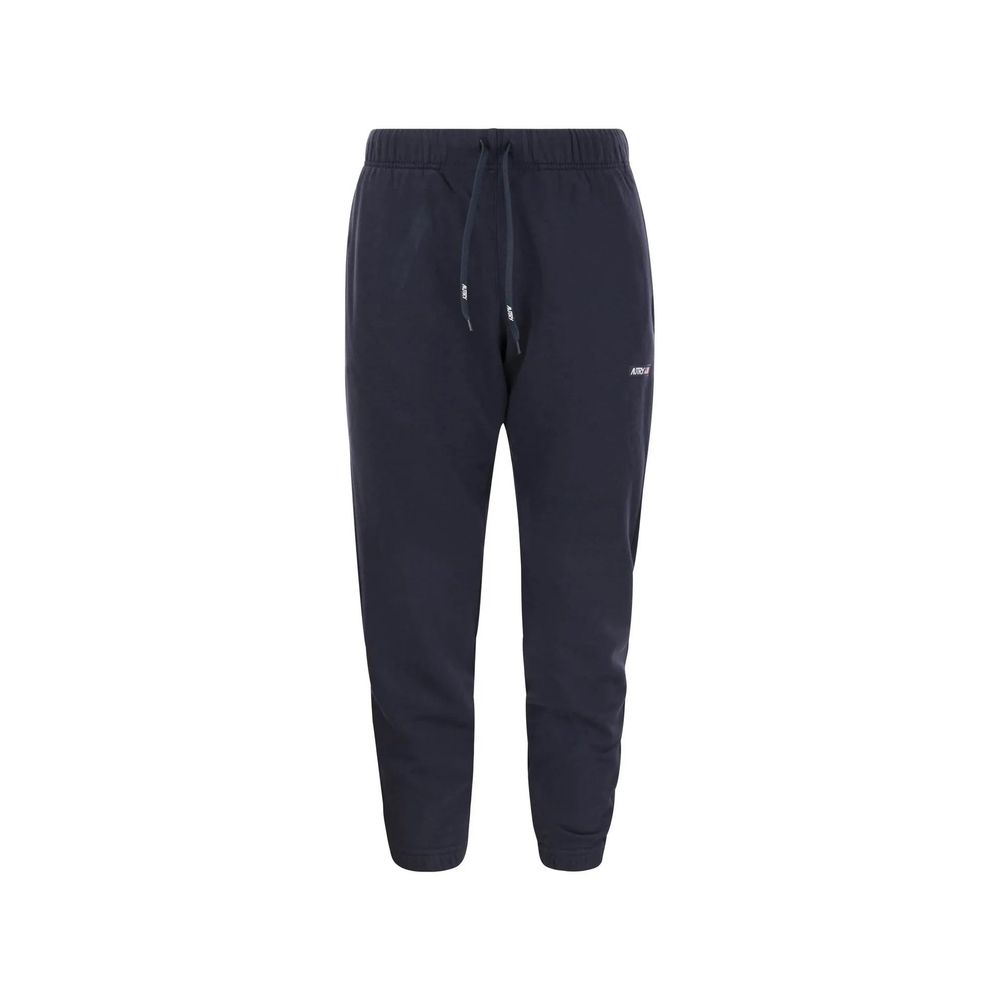Autry Blue Cotton Joggers (Workout Pants) - ClickThatClicks 