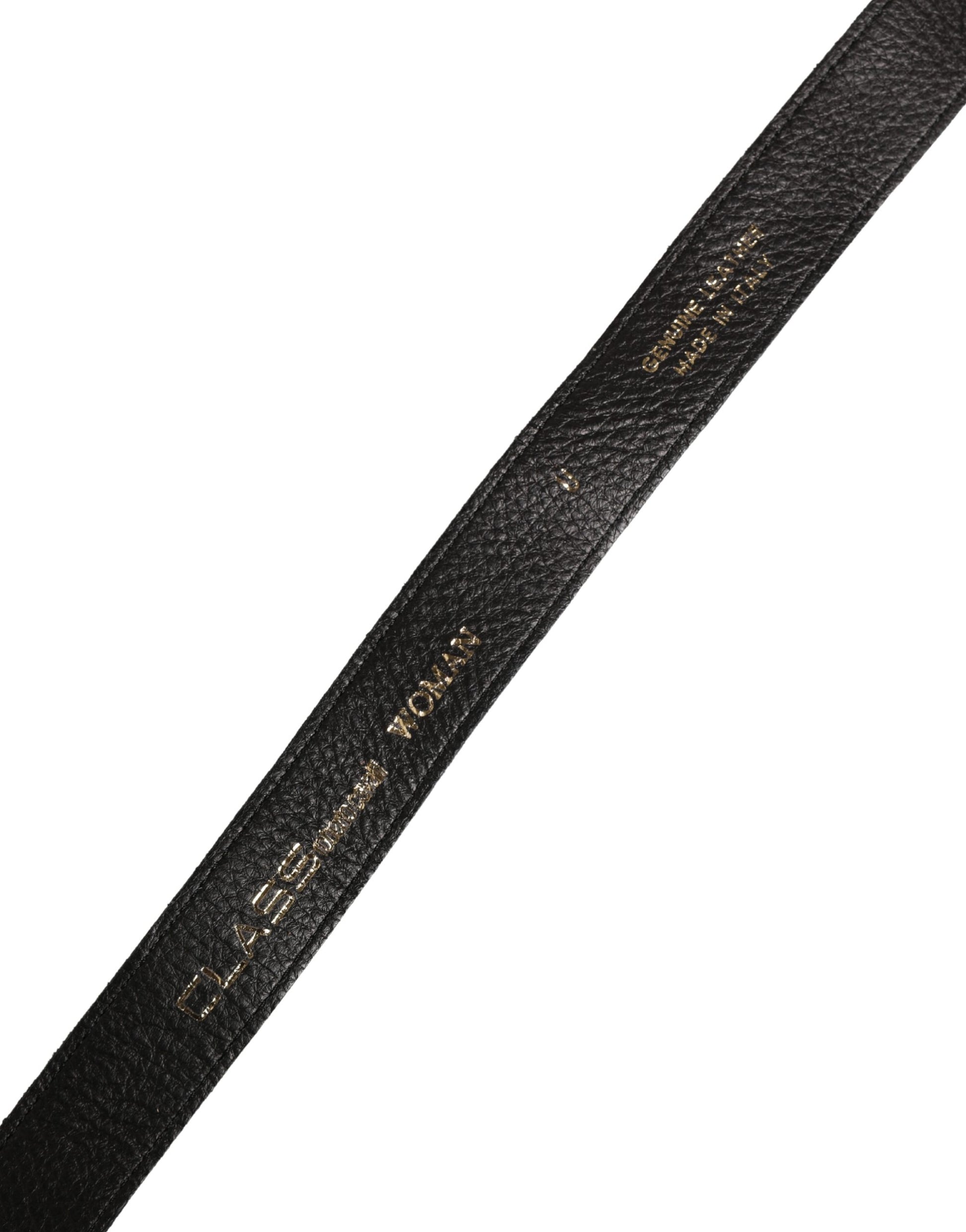 Cavalli Class Multicolor Floral Wide Waist Gold Metal Buckle Cintura Belt - ClickThatClicks 