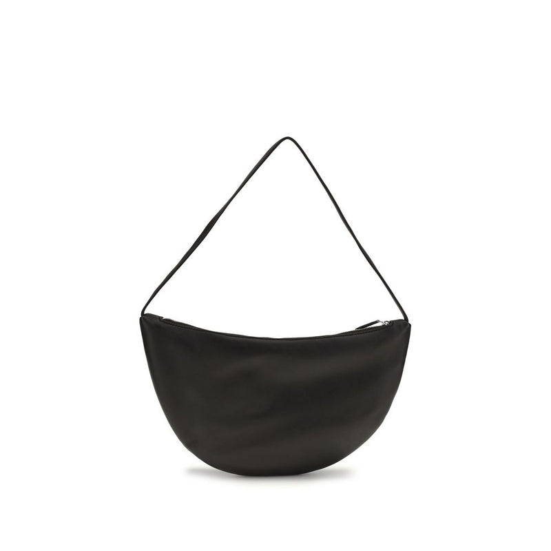 The Row Black Calf Leather Bos Taurus Shoulder Bag - ClickThatClicks 