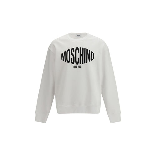 Moschino White Cotton Sweatshirt - ClickThatClicks 