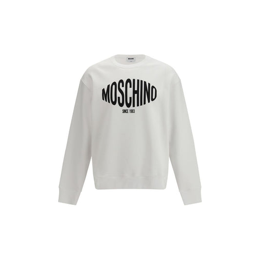 Moschino White Cotton Sweatshirt - ClickThatClicks 
