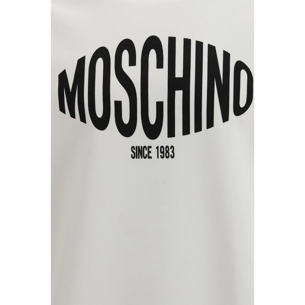 Moschino White Cotton Sweatshirt - ClickThatClicks 