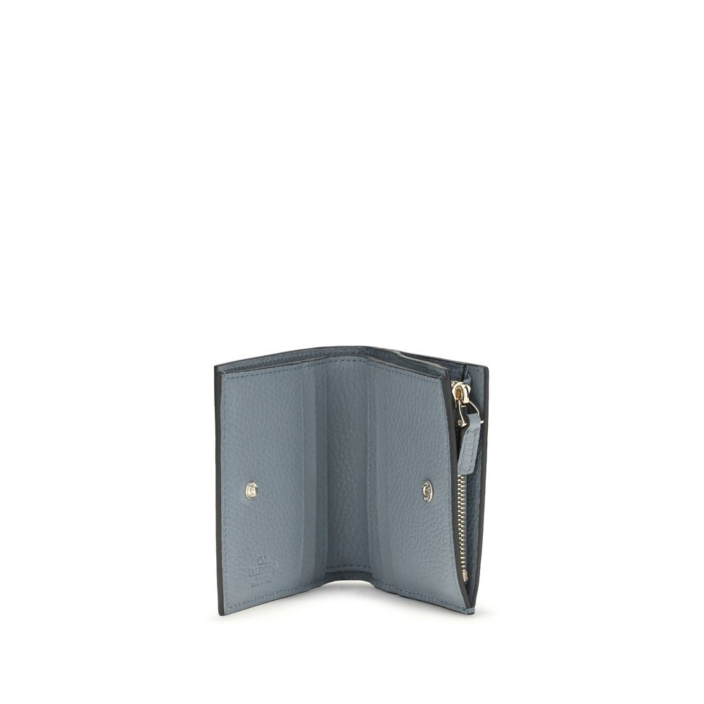 Valentino Garavani Blue Lamb Ovis Aries Aries Wallet - ClickThatClicks 