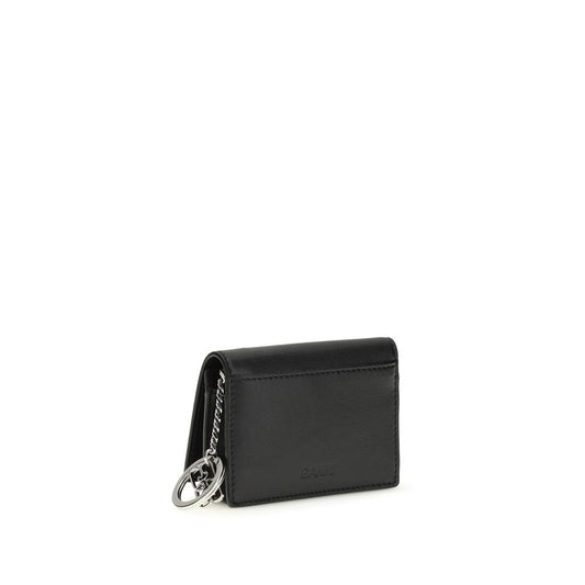Ganni Black Polyester Wallet - ClickThatClicks 