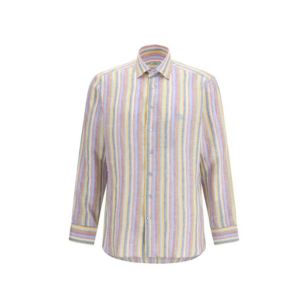 Etro Multicolor Linen Pattern Shirt - ClickThatClicks 