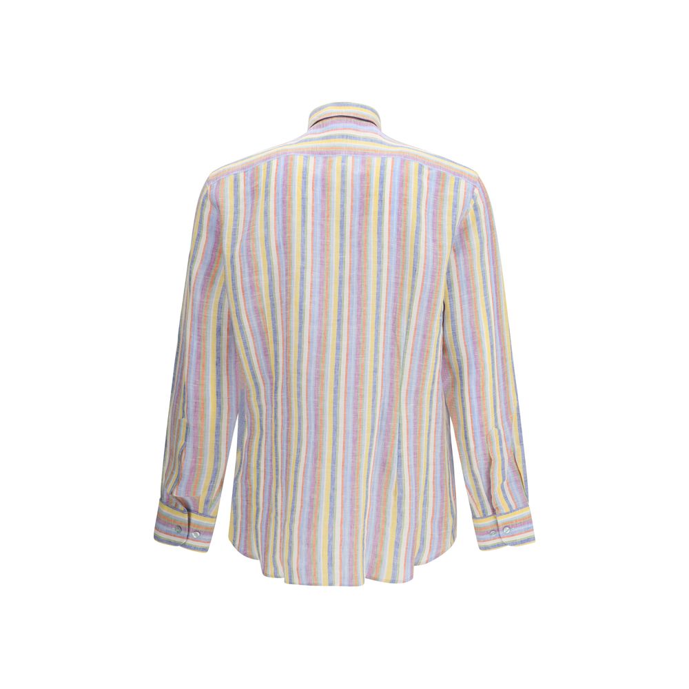 Etro Multicolor Linen Pattern Shirt - ClickThatClicks 