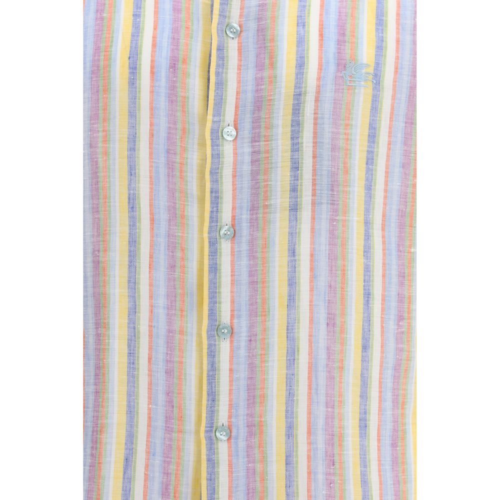 Etro Multicolor Linen Pattern Shirt - ClickThatClicks 