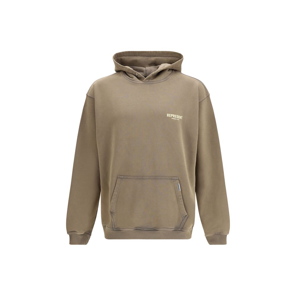 Represent Brown Cotton Sweatshirt - ClickThatClicks 