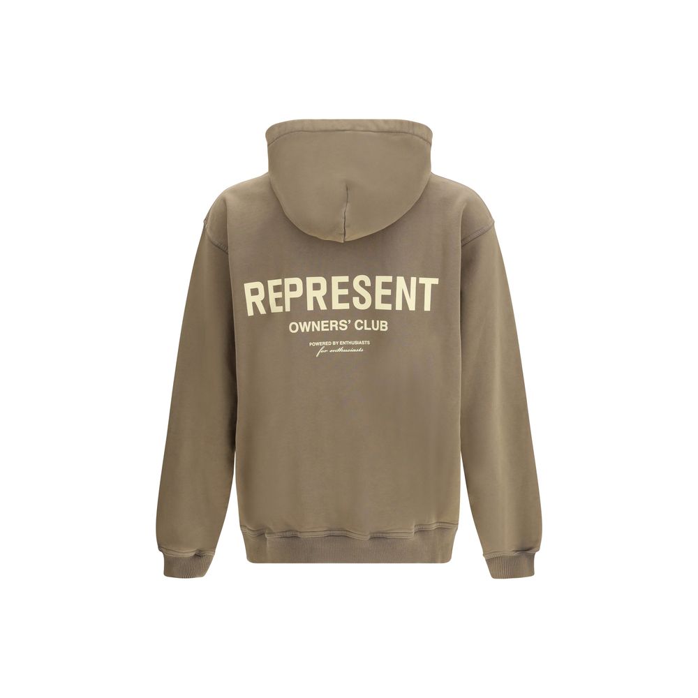Represent Brown Cotton Sweatshirt - ClickThatClicks 