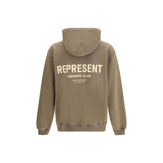 Represent Brown Cotton Sweatshirt - ClickThatClicks 