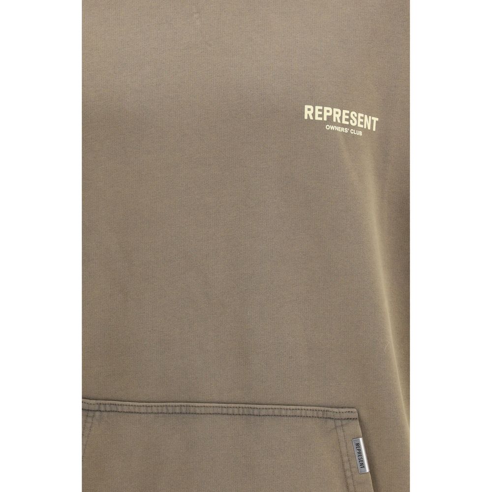 Represent Brown Cotton Sweatshirt - ClickThatClicks 