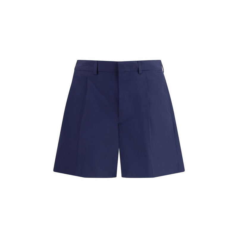 Prada Blue Cotton Shorts - ClickThatClicks 