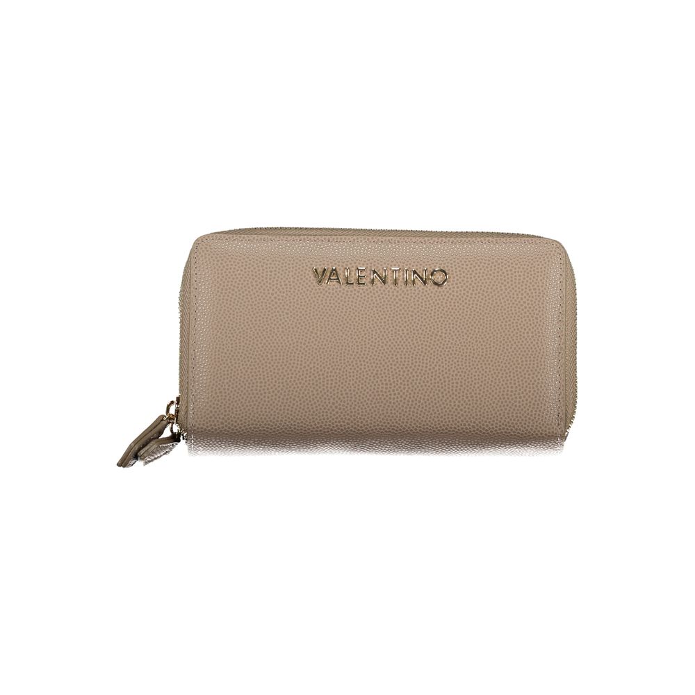 Mario Valentino Marrone Polyurethane Women Wallet - ClickThatClicks 