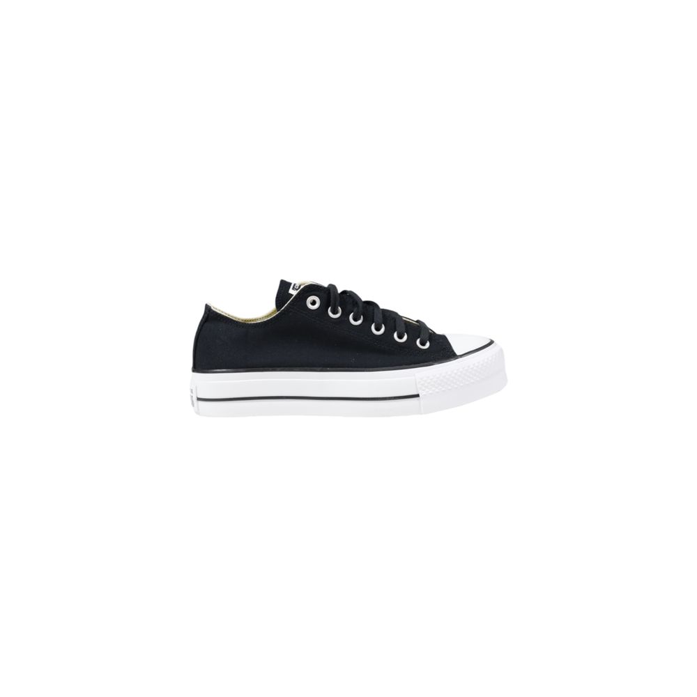 Converse Black Fabric Platform Sneakers - ClickThatClicks 