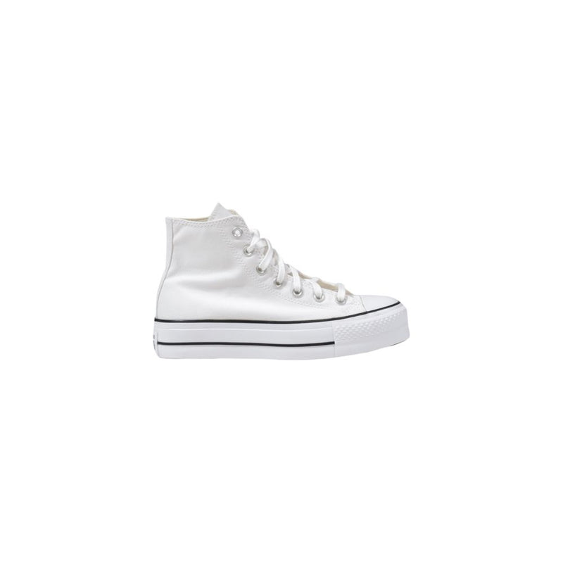 Converse White Polyester Platform Sneakers - ClickThatClicks 