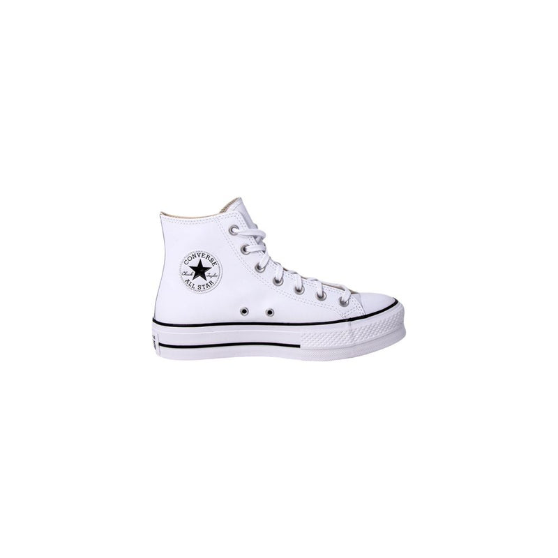 Converse White Polyethylene Platform Sneakers - ClickThatClicks 