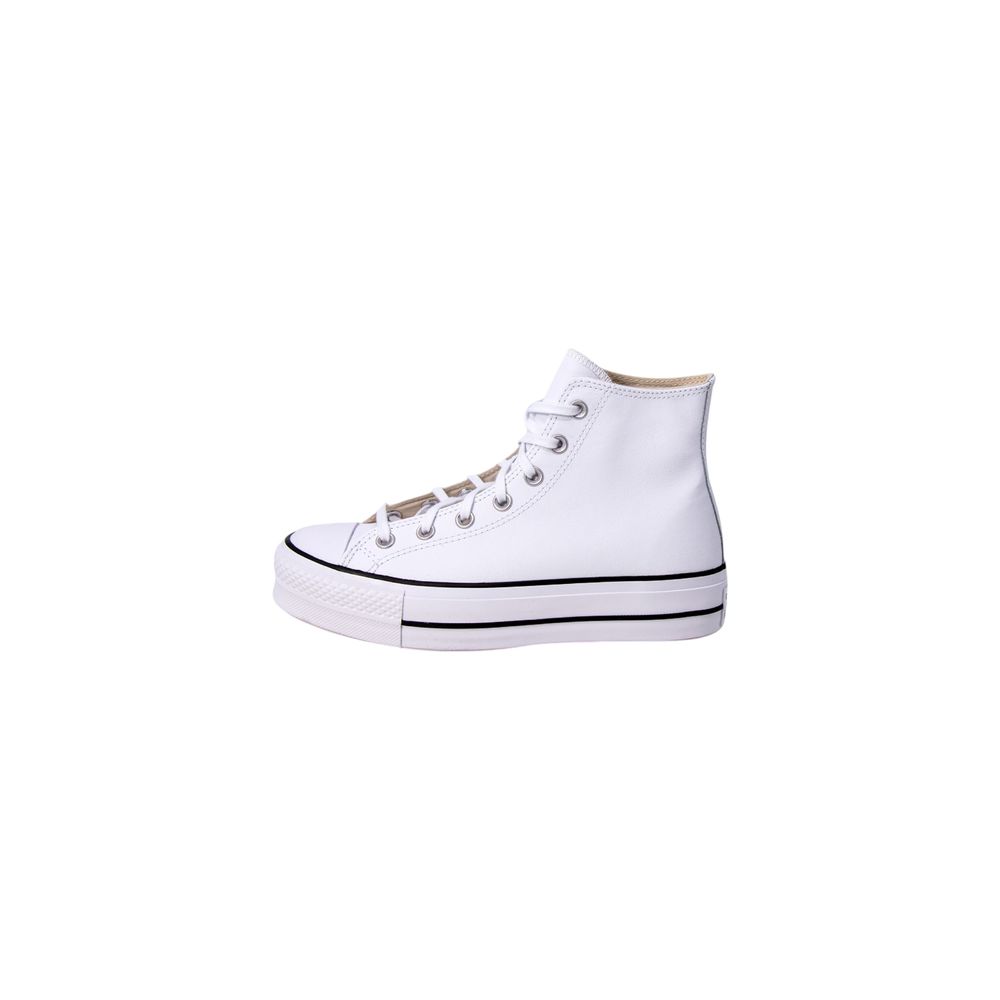 Converse White Polyethylene Platform Sneakers - ClickThatClicks 