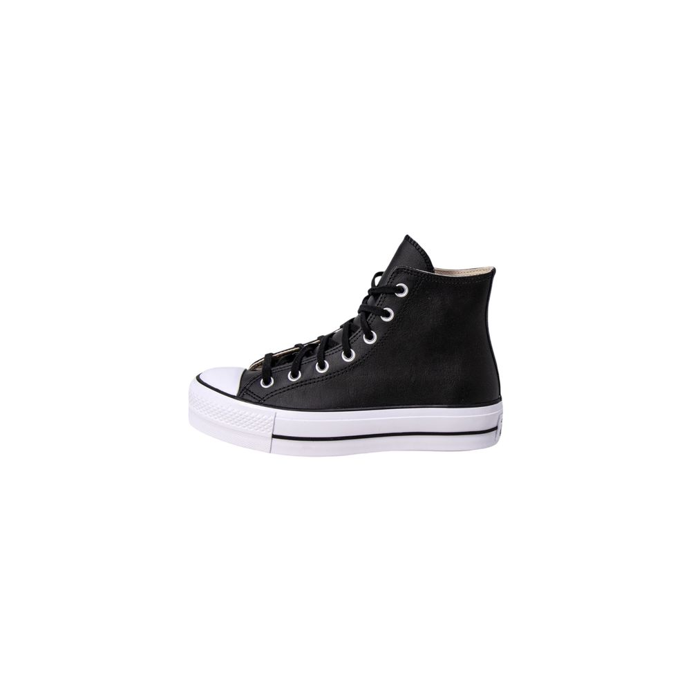 Converse Black Polyethylene Platform Sneakers - ClickThatClicks 