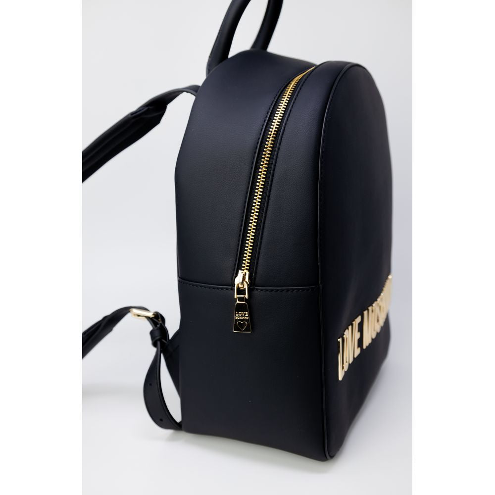 Love Moschino Black Polyethylene Backpack - ClickThatClicks 