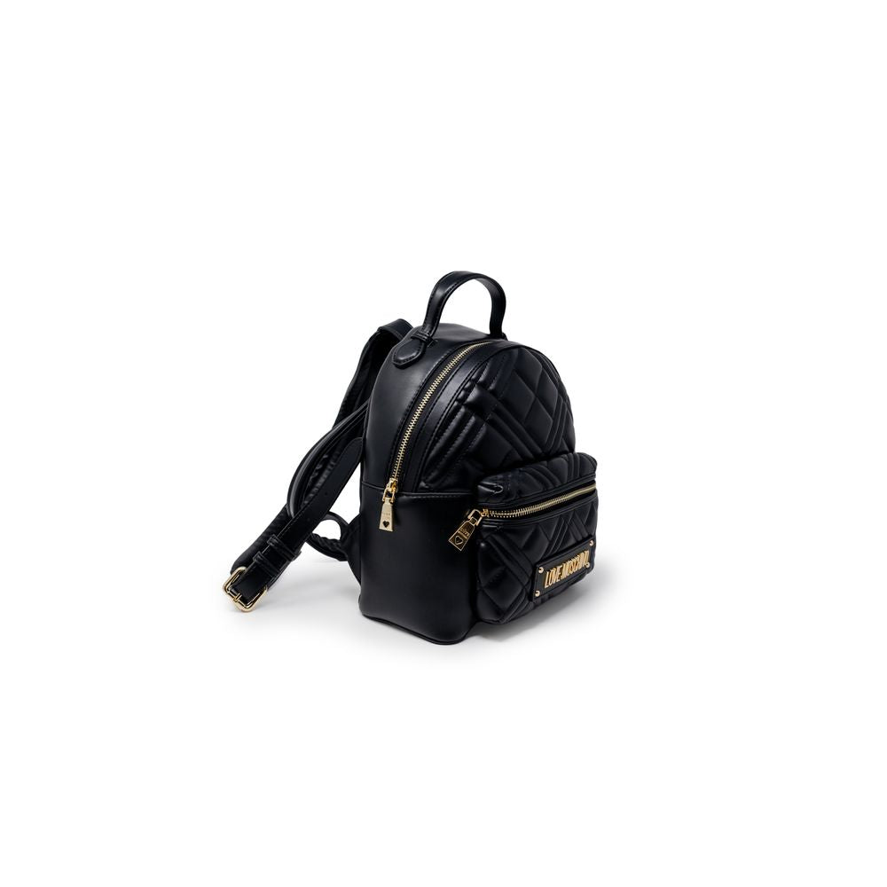 Love Moschino Black Polyethylene Backpack - ClickThatClicks 