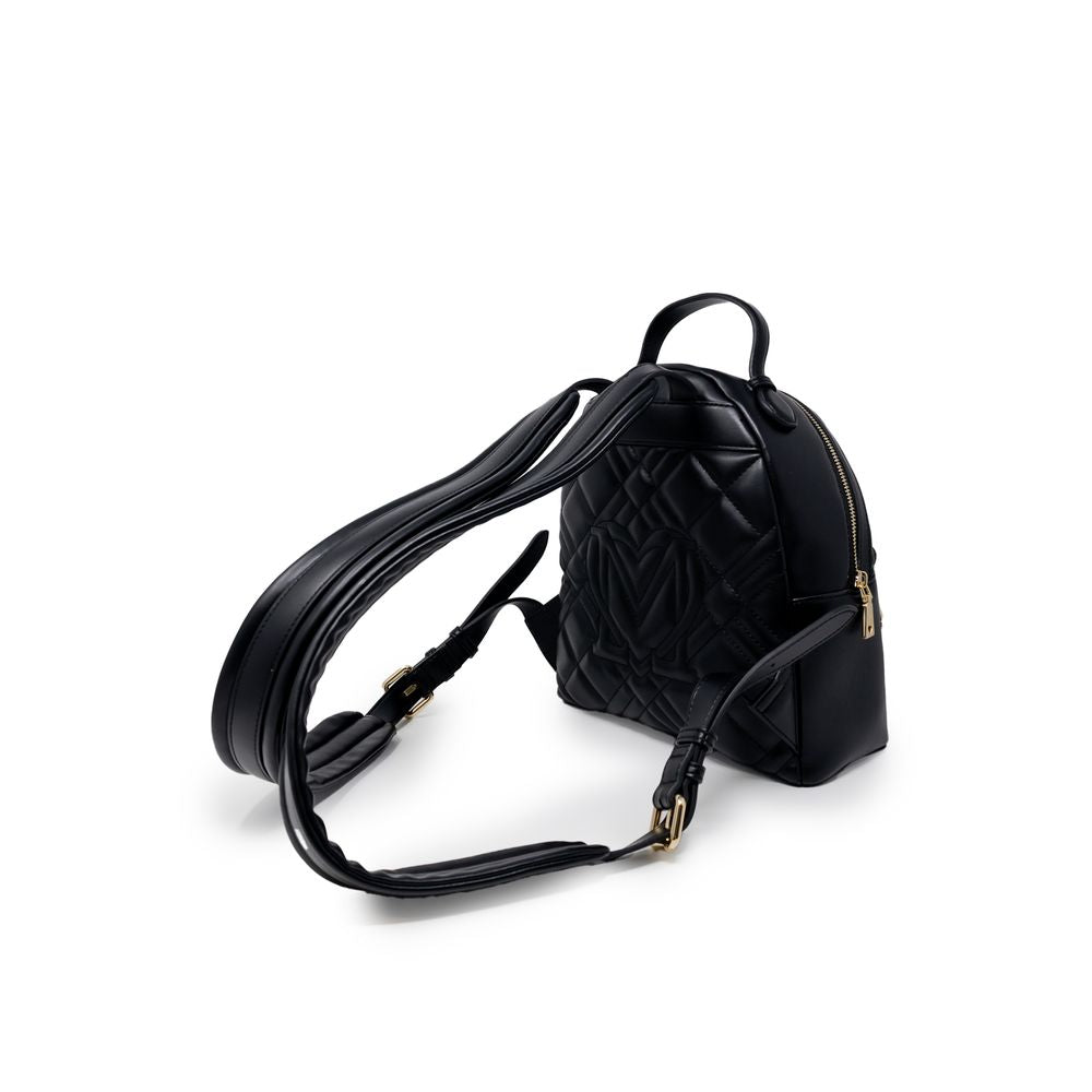 Love Moschino Black Polyethylene Backpack - ClickThatClicks 