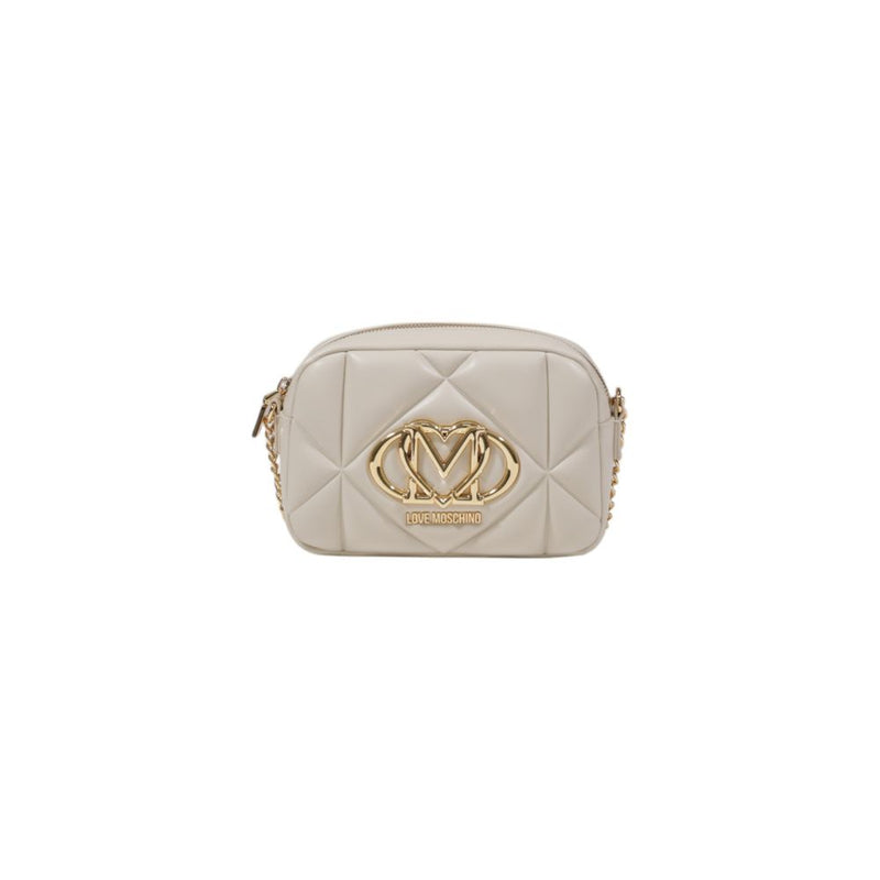 Love Moschino Beige Polyethylene Handbag - ClickThatClicks 