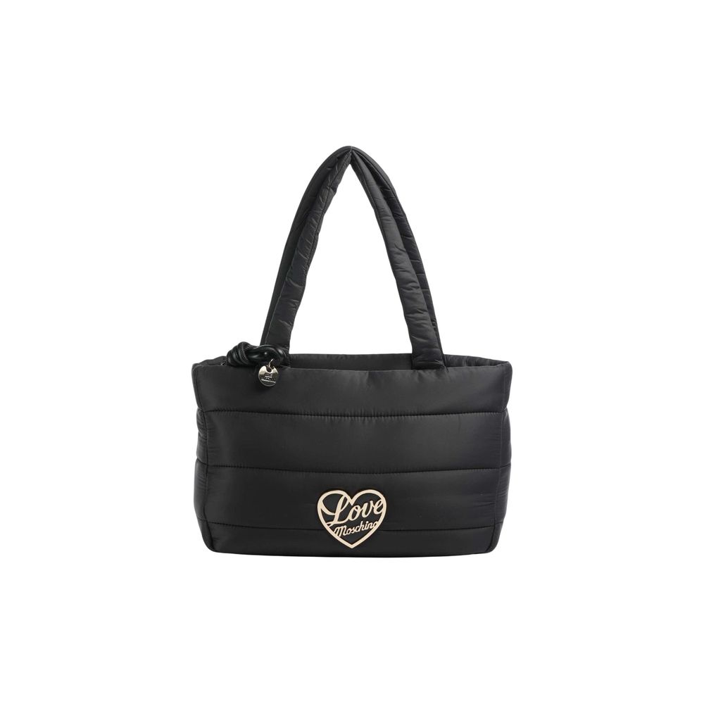 Love Moschino Black Nylon Handbag - ClickThatClicks 