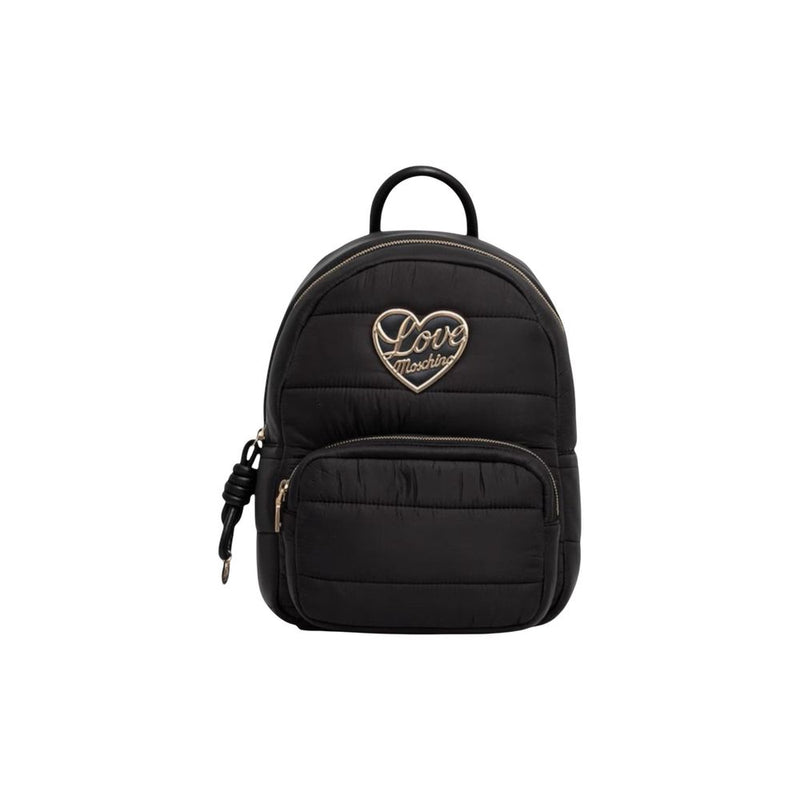 Love Moschino Black Nylon Backpack - ClickThatClicks 