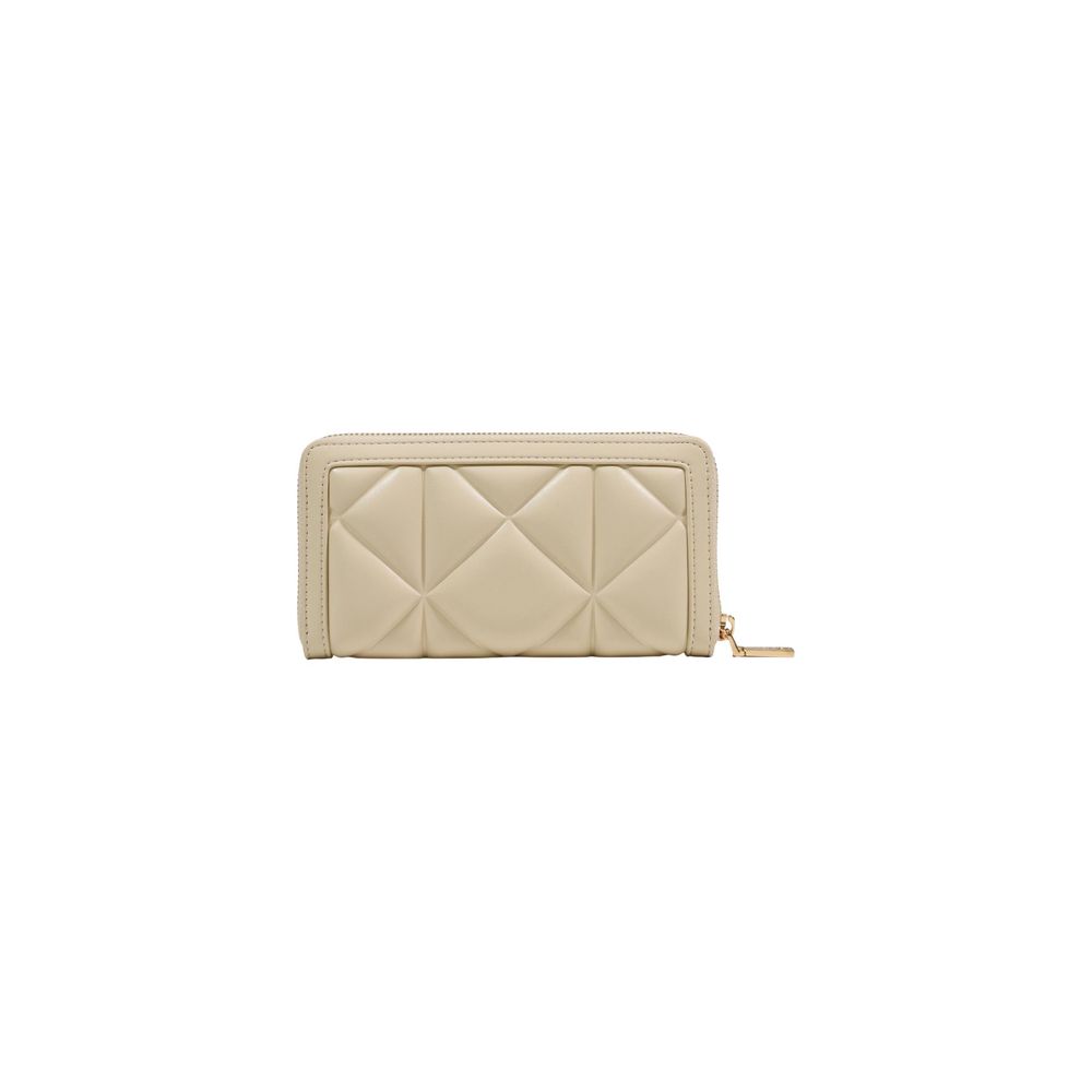 Love Moschino Cream Artificial Leather Wallet - ClickThatClicks 