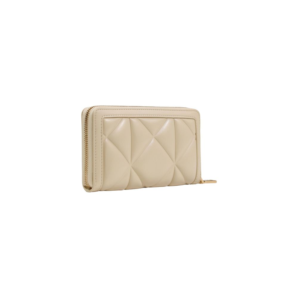 Love Moschino Cream Artificial Leather Wallet - ClickThatClicks 