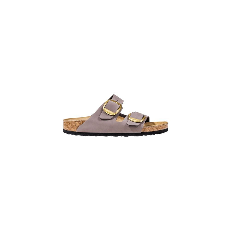 Birkenstock Purple Suede Leather Strap-On Sandals