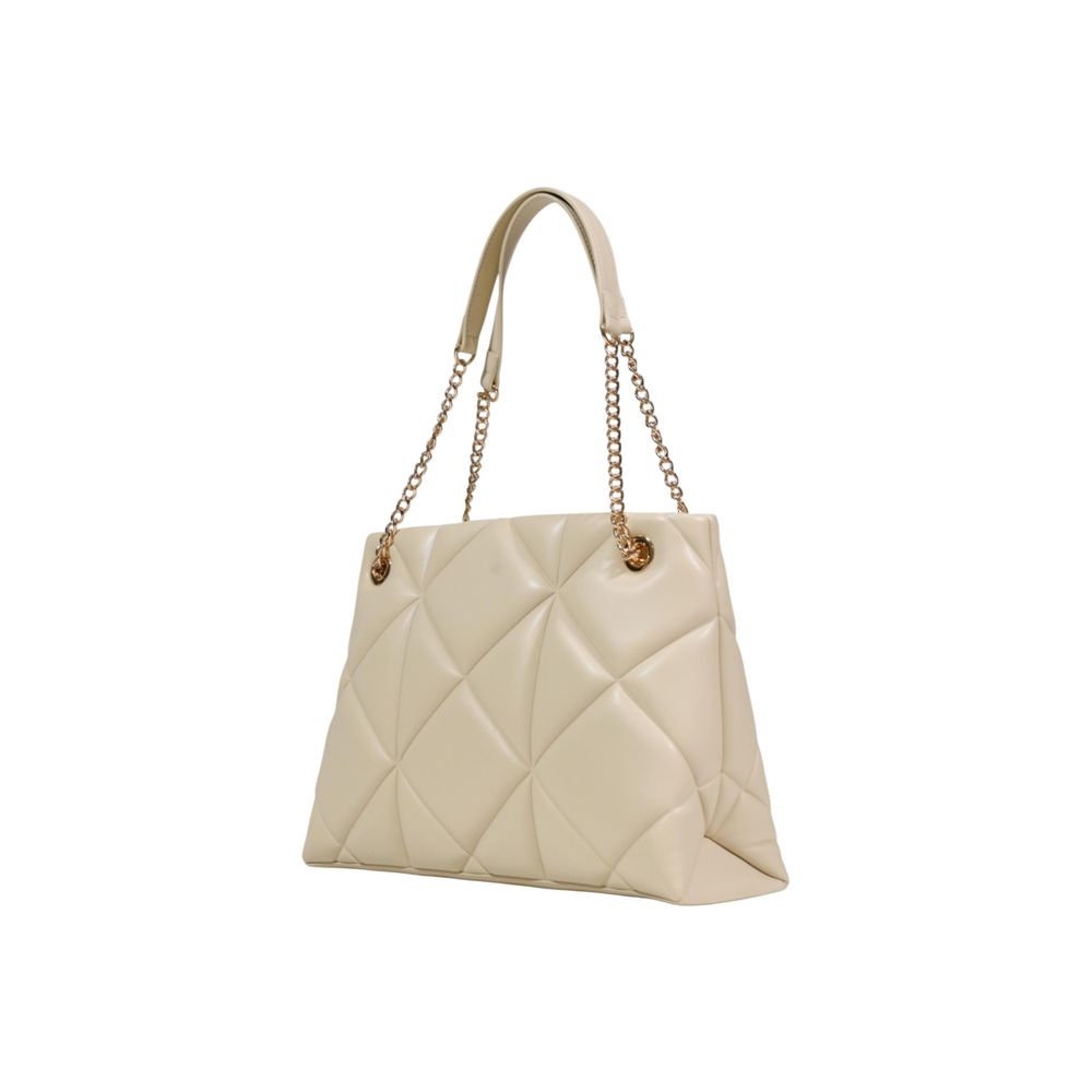 Love Moschino Beige Artificial Leather Handbag - ClickThatClicks 