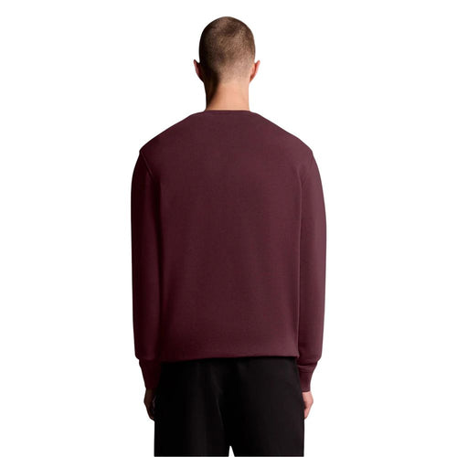 Lyle & Scott Bordeaux Cotton Sweatshirt