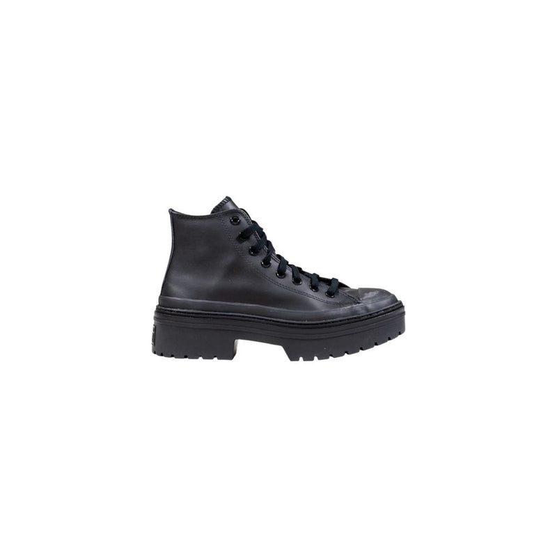 Converse Black Leather Ankle Boots - ClickThatClicks 