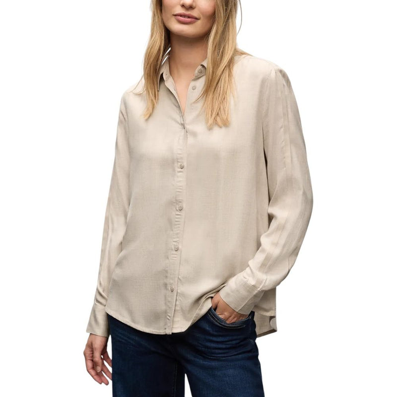 Street One Beige Viscose Blouse - ClickThatClicks 