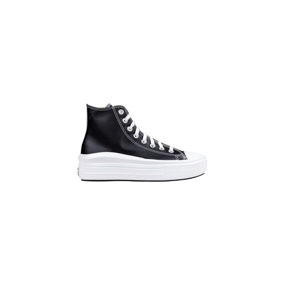 Converse Black Synthetic Platform Sneakers - ClickThatClicks 