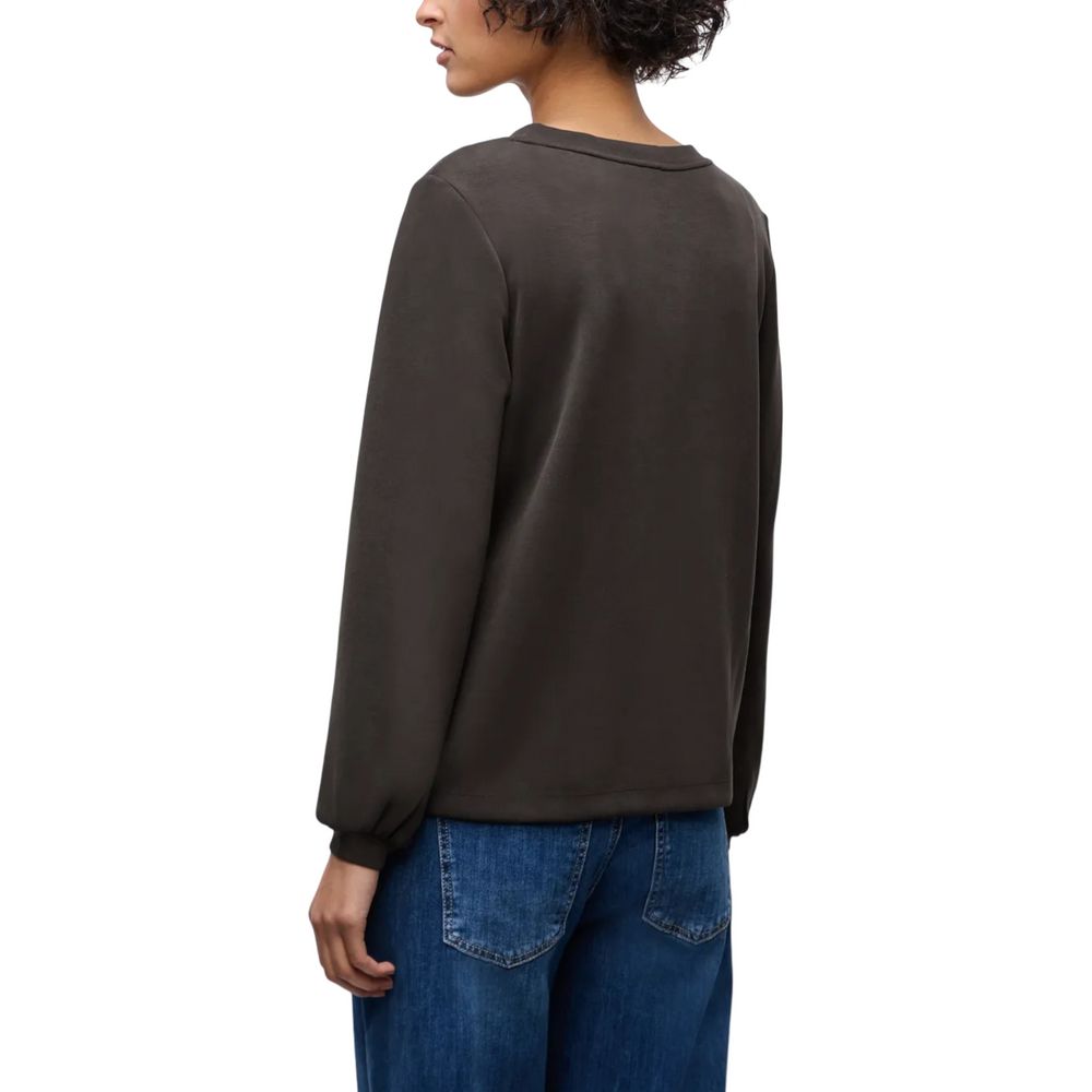 Street One Brown Modal Sweatshirt - ClickThatClicks 