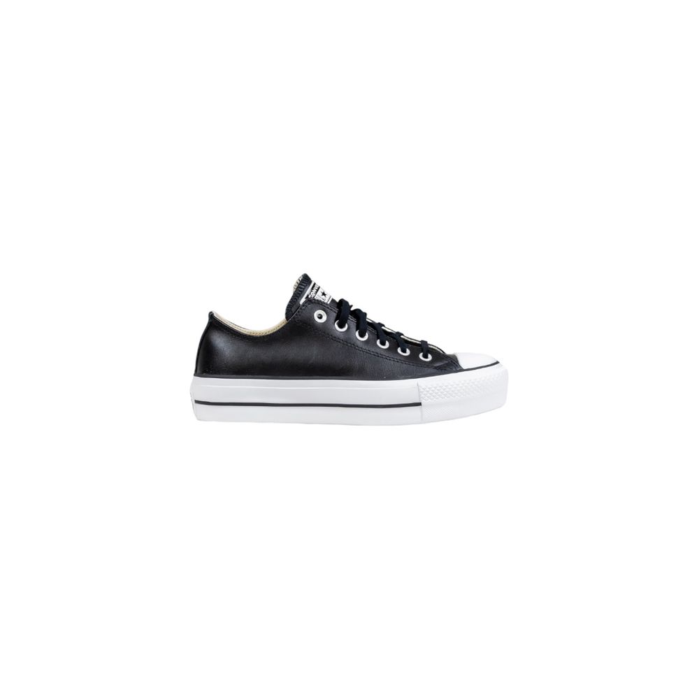 Converse Black Leather Low Top Sneakers - ClickThatClicks 