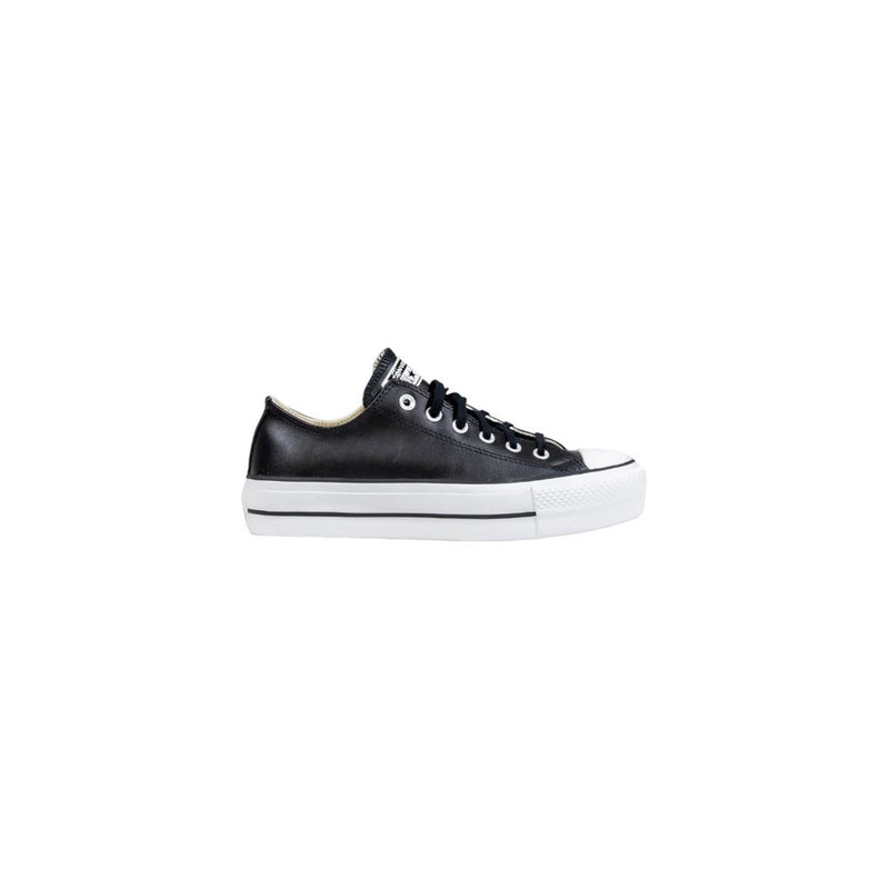 Converse Black Leather Low Top Sneakers - ClickThatClicks 
