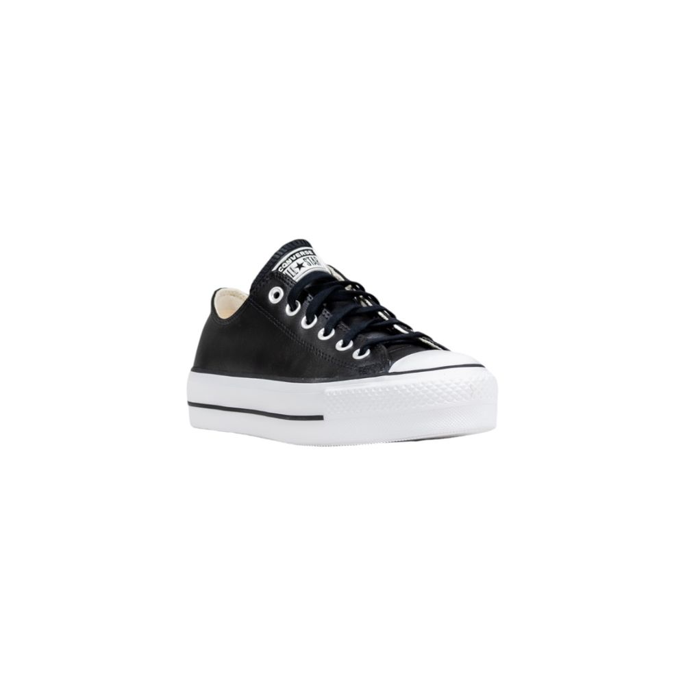 Converse Black Leather Low Top Sneakers - ClickThatClicks 