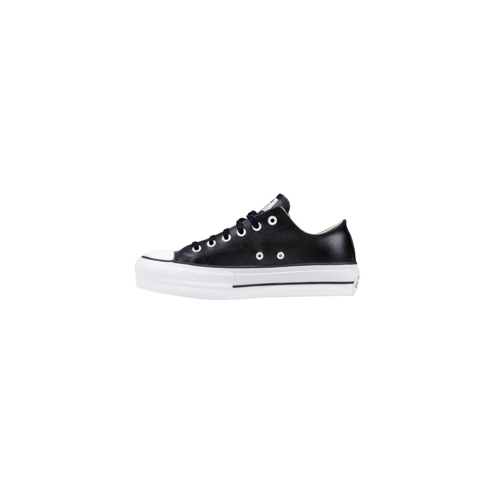 Converse Black Leather Low Top Sneakers - ClickThatClicks 